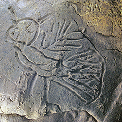 Prehistoric wall art