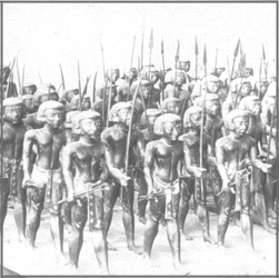 model of soldiers