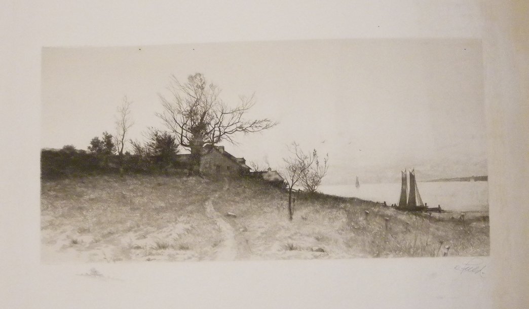Untitled (Rural Landscape), c. 1890, Edward Loyal Field (American, 1856–1914), Etching on wove paper, Bequest of Judge John Webb Green and Ellen McClung Green, 1957.3.303.2.