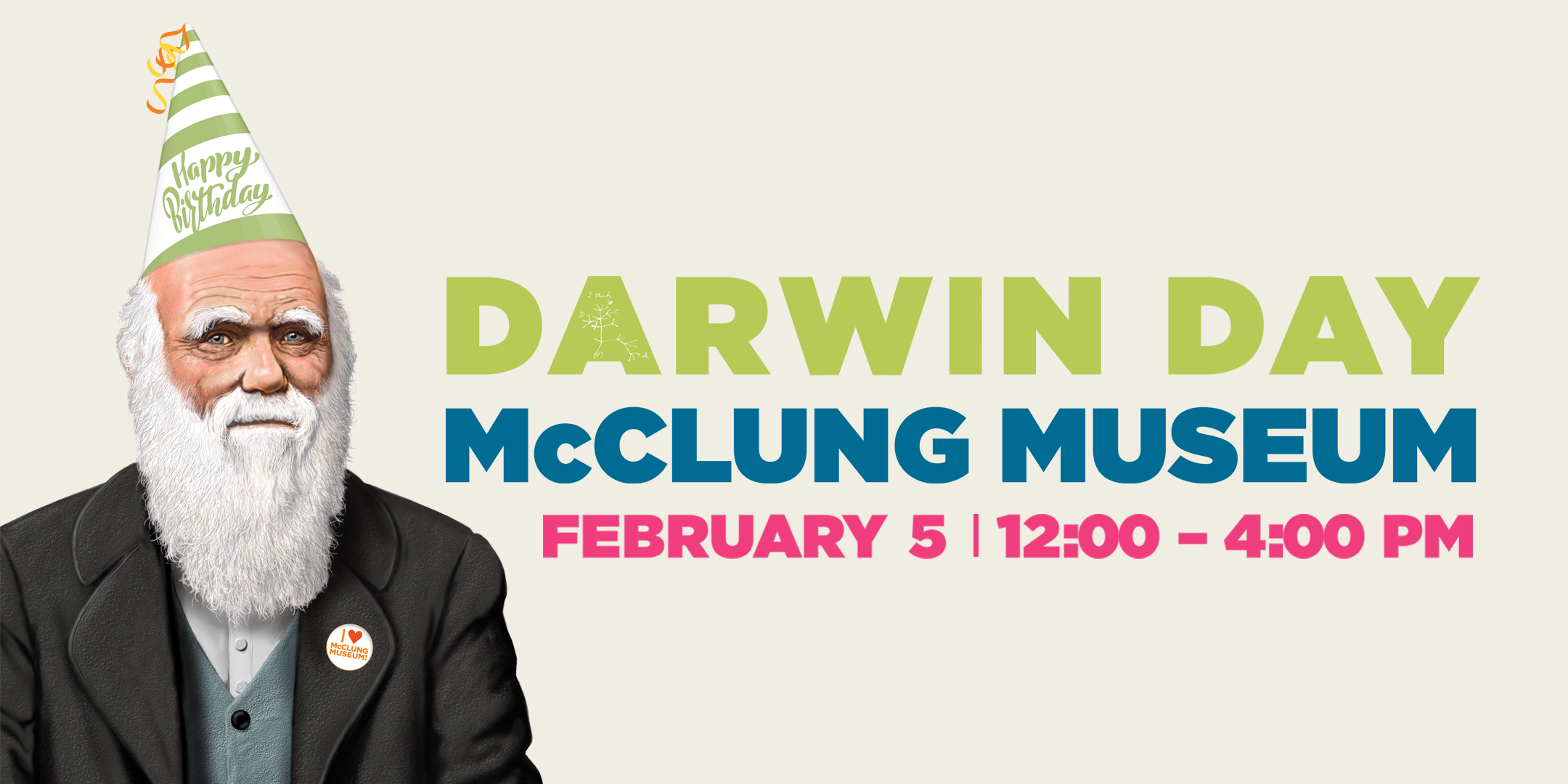 Darwin Day at the McClung Museum | Feb. 5 from 12–4 pm