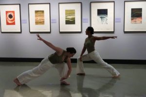 Two Dancers in Gallery 