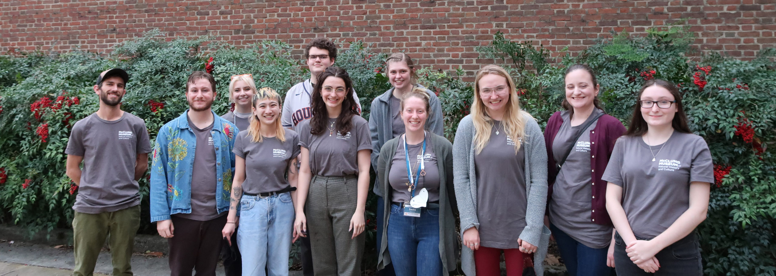students outside