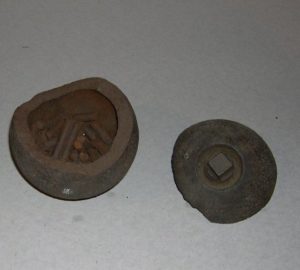 cannon ball with shrapnel