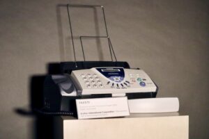 <em>FAX575</em> Personal Fax with Phone and Copier, 2003 Plastic and Metal Brother International Corporation Gift of technological progress